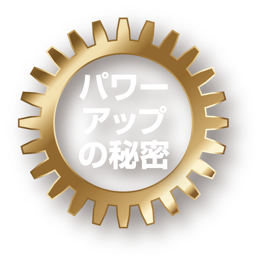 パワーアップの秘密