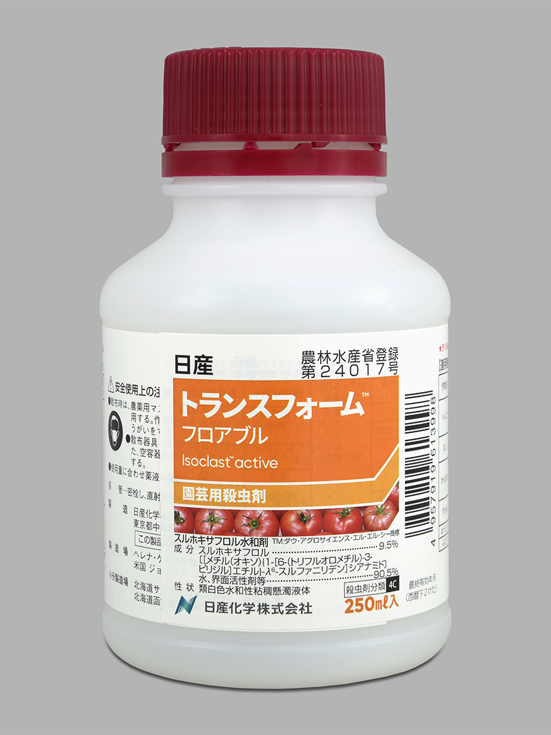 トランスフォームフロアブル 野菜 果樹の吸汁性害虫防除に スルホキシイミン系殺虫剤 日産化学アグロネット