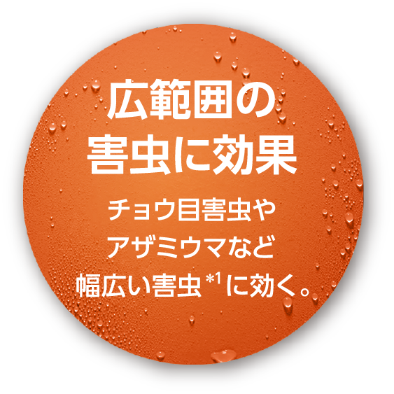 害虫やアザミウマに効く